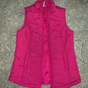 Hot pink light vest